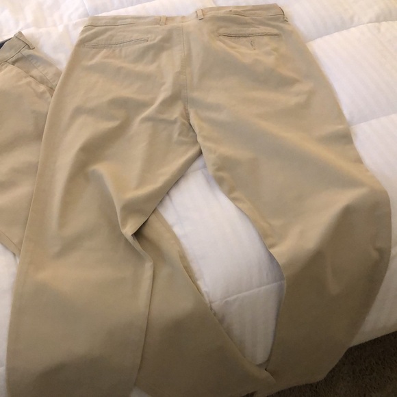 2 pair JCrew Stretch khaki pants - Picture 5 of 5